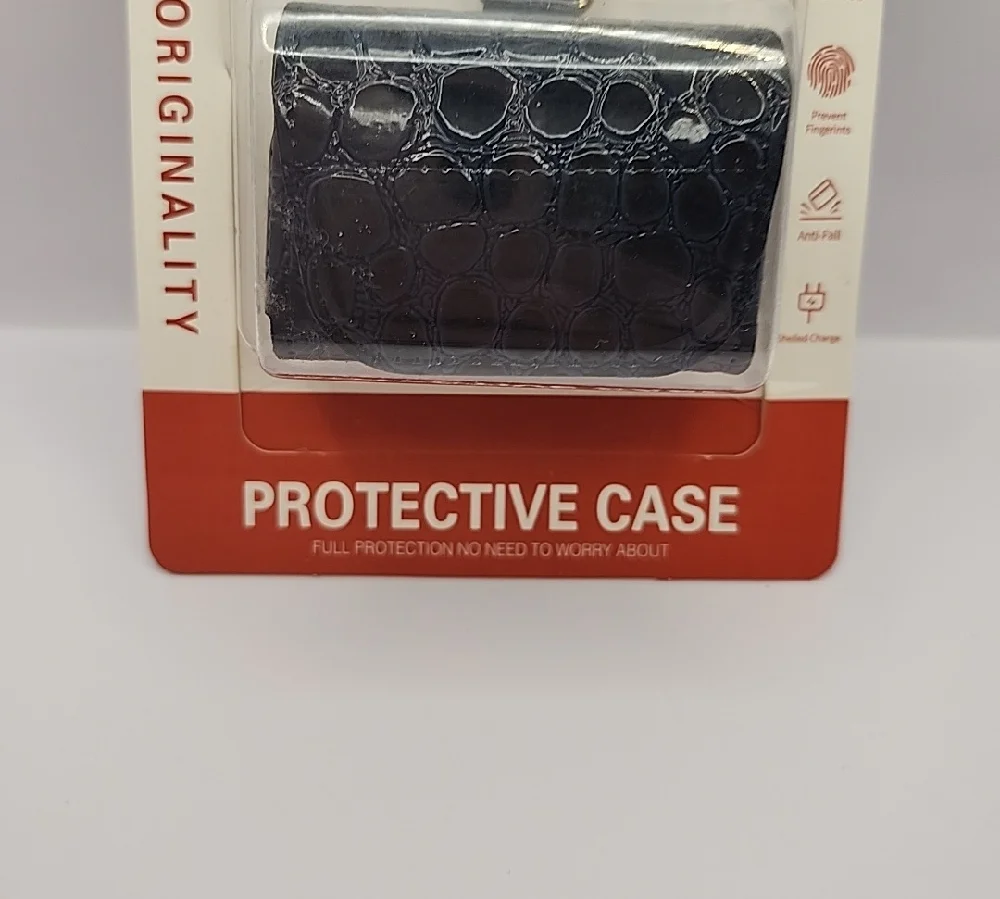 AirPods Pro Crocodile Pattern Case - Navy